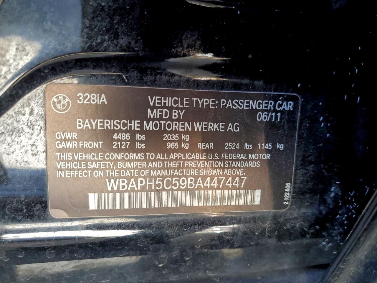 2011 BMW 328 I SULEV photo 12