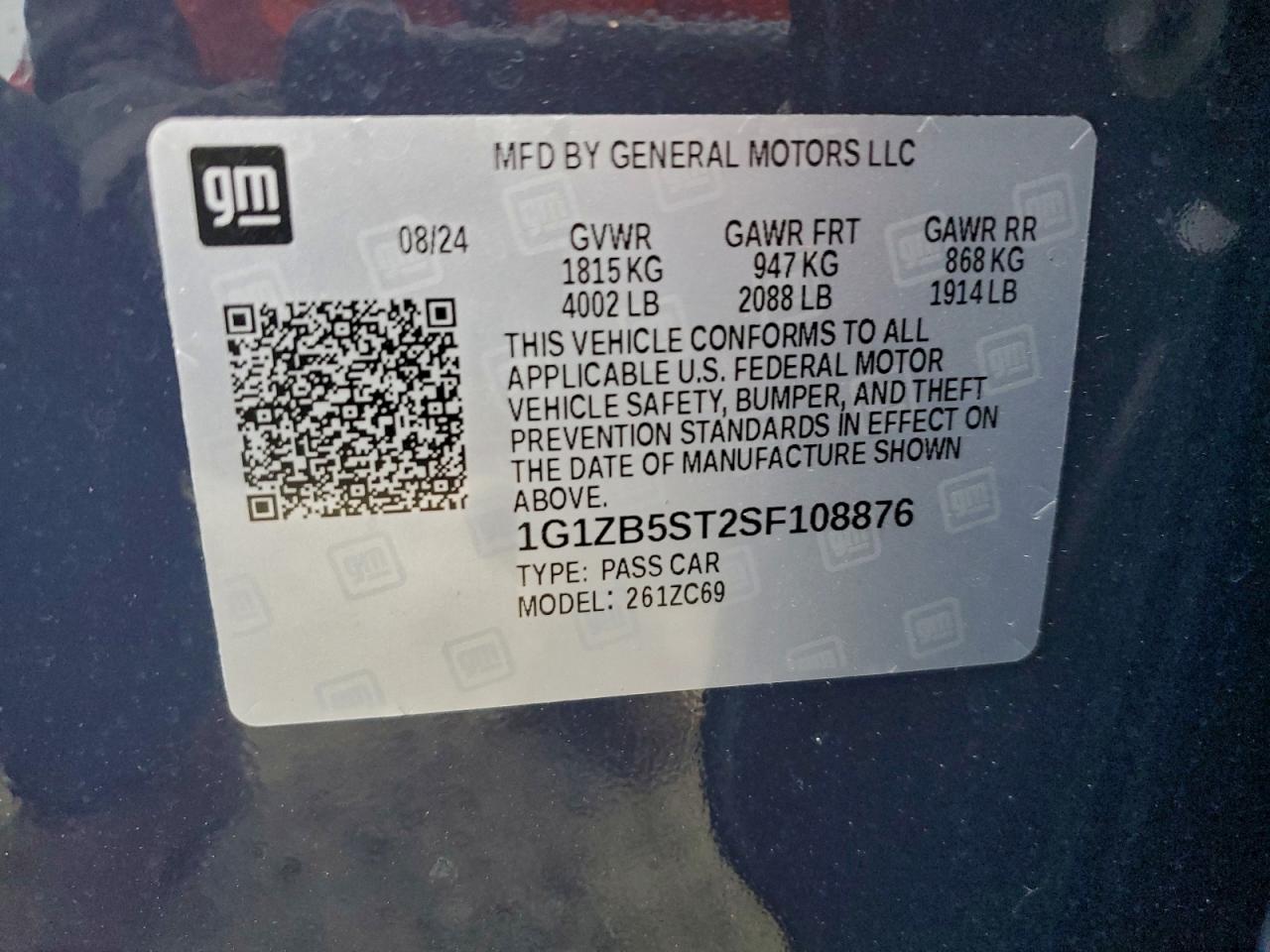 2025 CHEVROLET MALIBU LS photo 13
