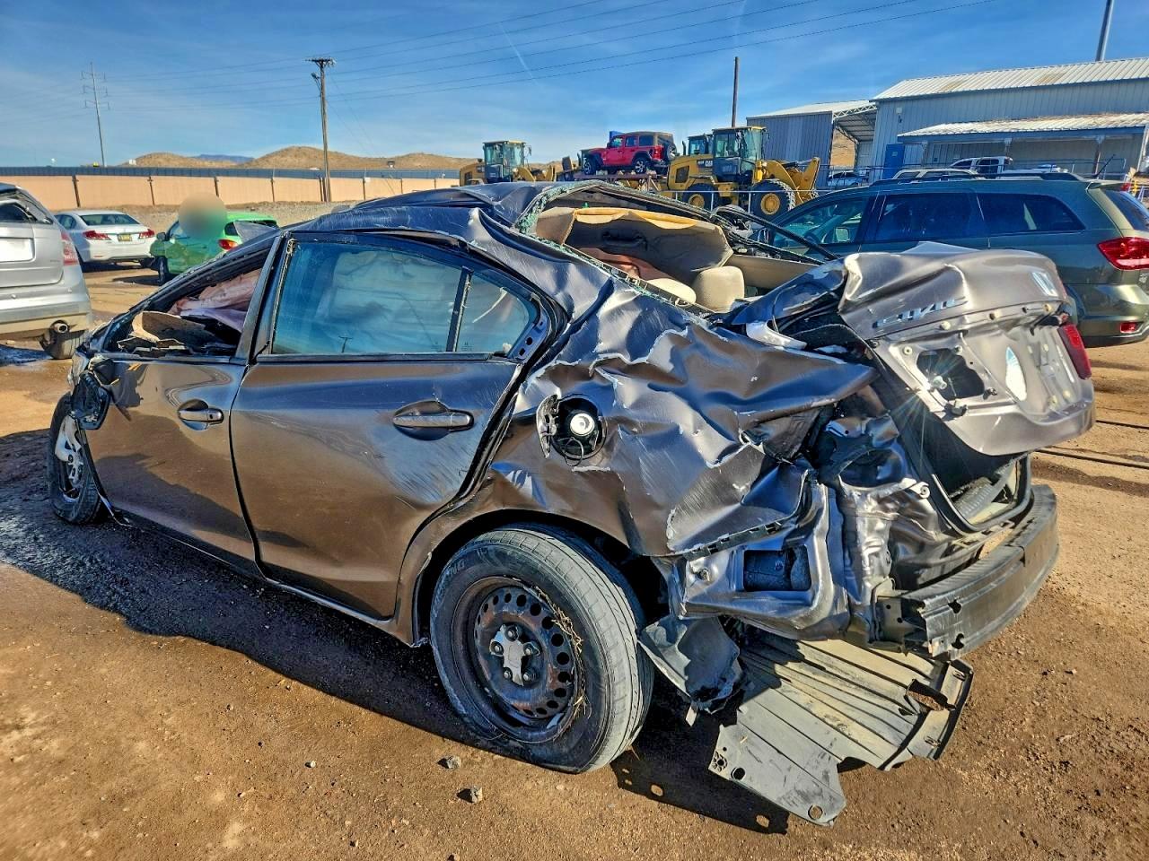 2013 HONDA CIVIC LX photo 2