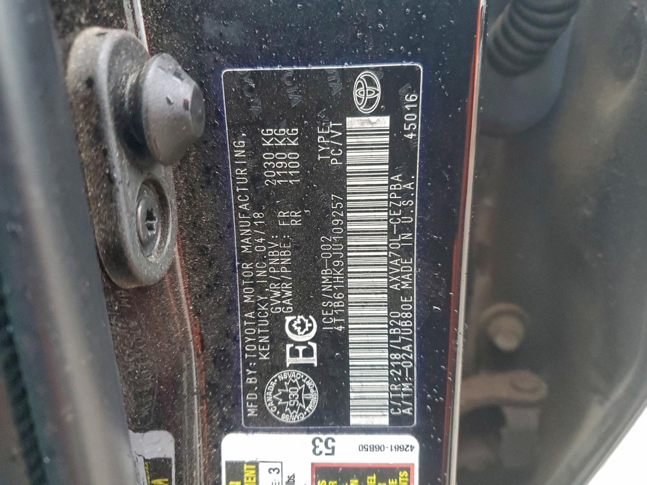 2018 TOYOTA CAMRY XSE photo 13