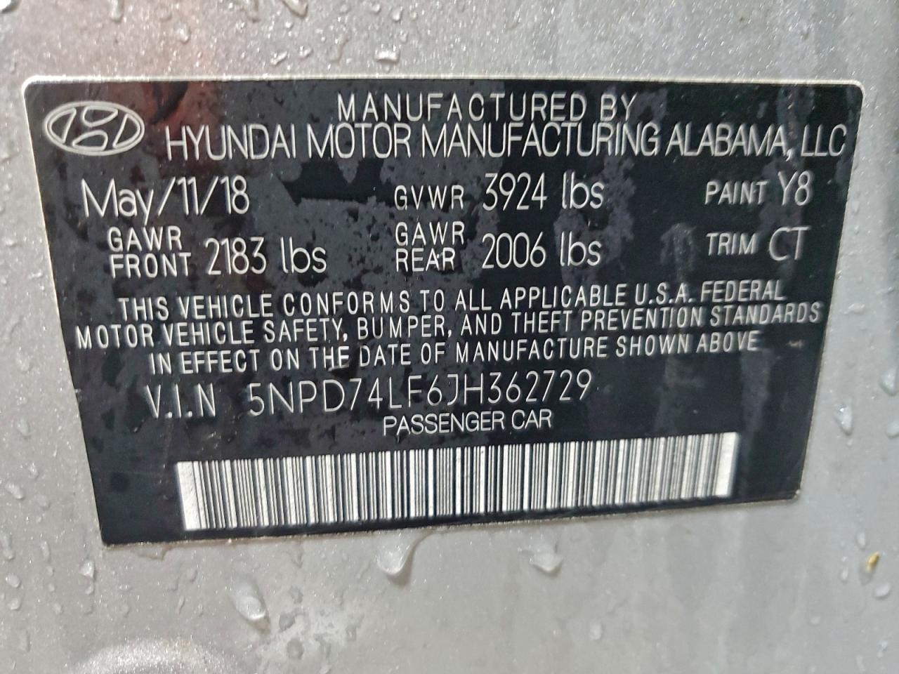 2018 HYUNDAI ELANTRA SE photo 23