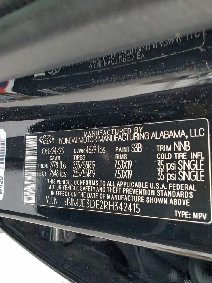 2024 HYUNDAI TUCSON LIMITED photo 13