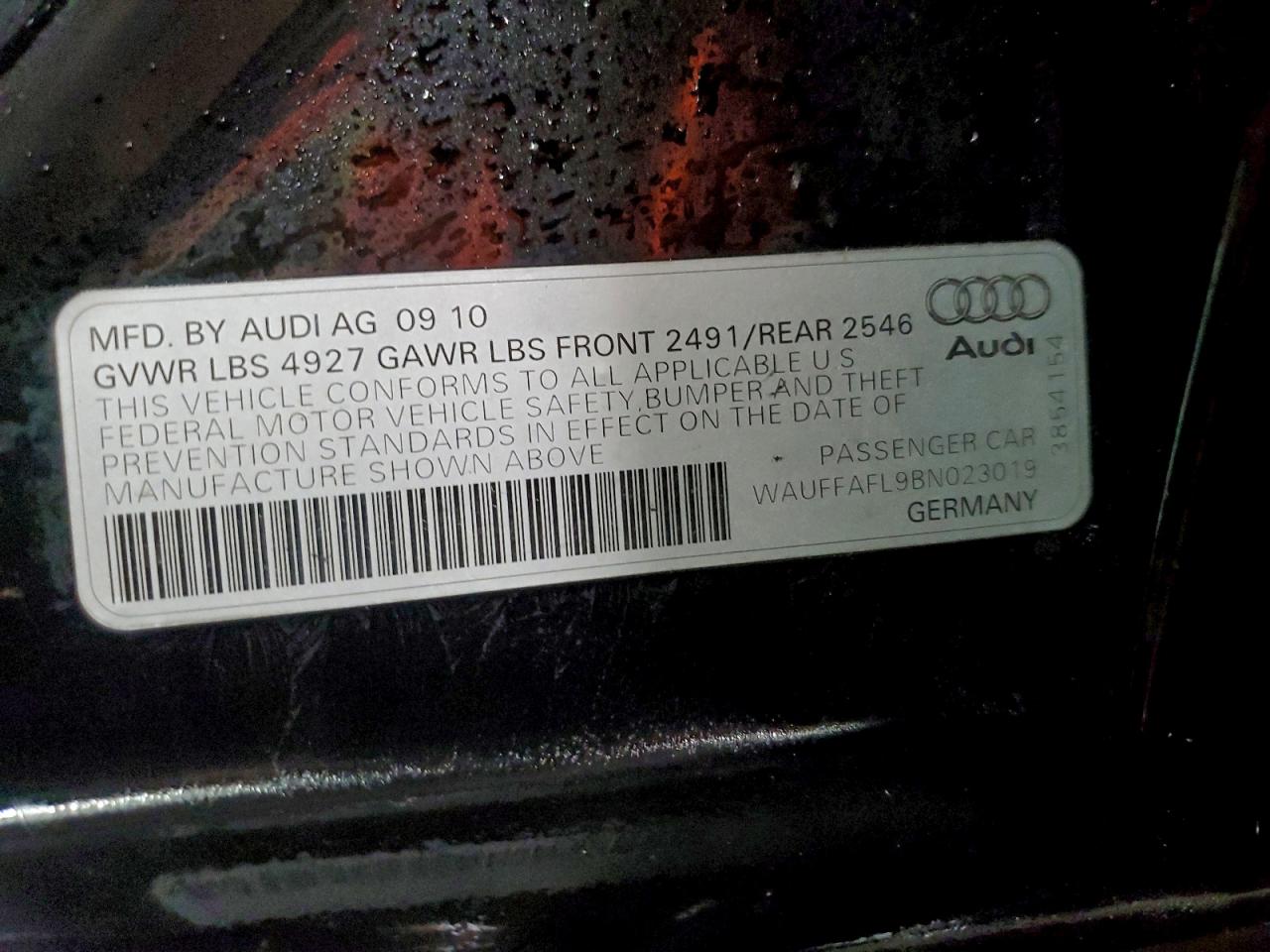 2011 AUDI A4 PREMIUM PLUS photo 12
