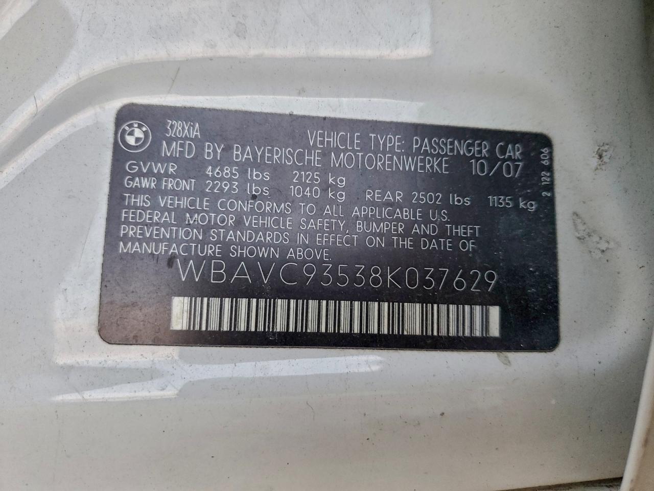 2008 BMW 328 XI photo 12
