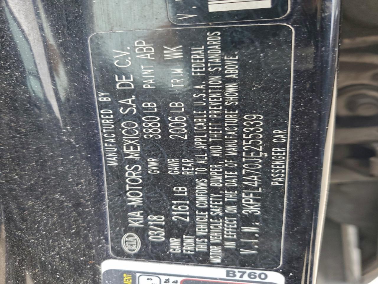 2018 KIA FORTE LX photo 23