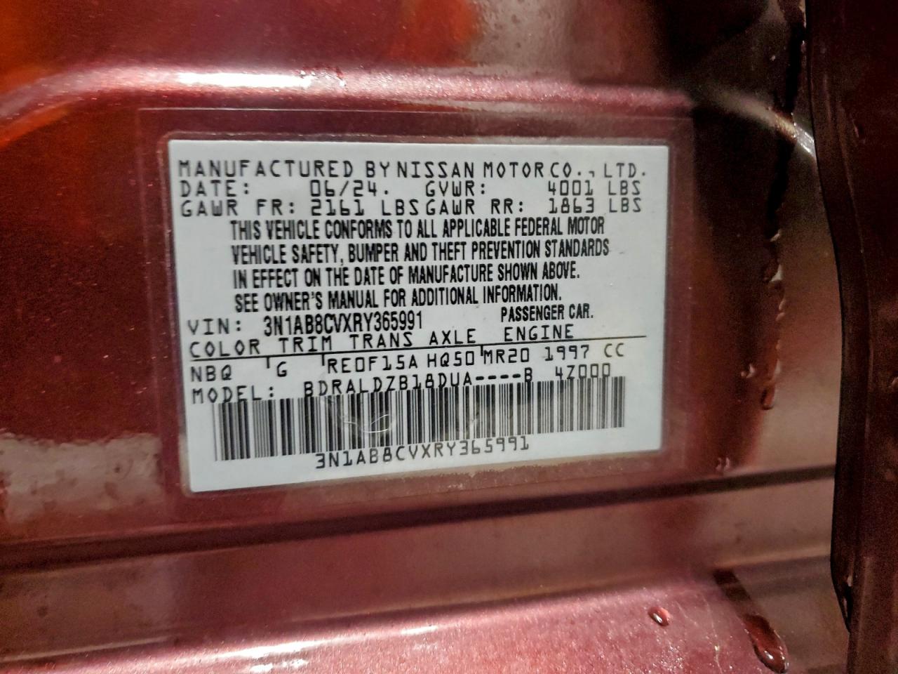 2024 NISSAN SENTRA SV photo 14