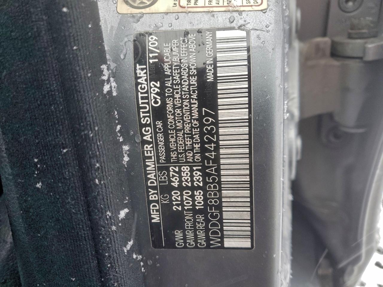 2010 MERCEDES-BENZ C 300 4MATIC photo 12