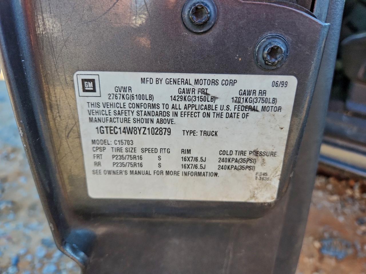2000 GMC NEW SIERRA C1500 photo 25
