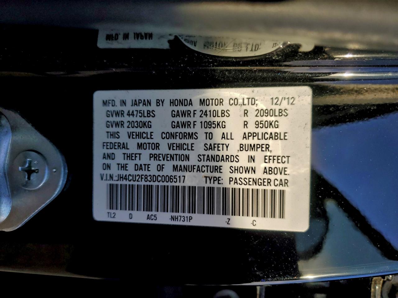 2013 ACURA TSX SE photo 12
