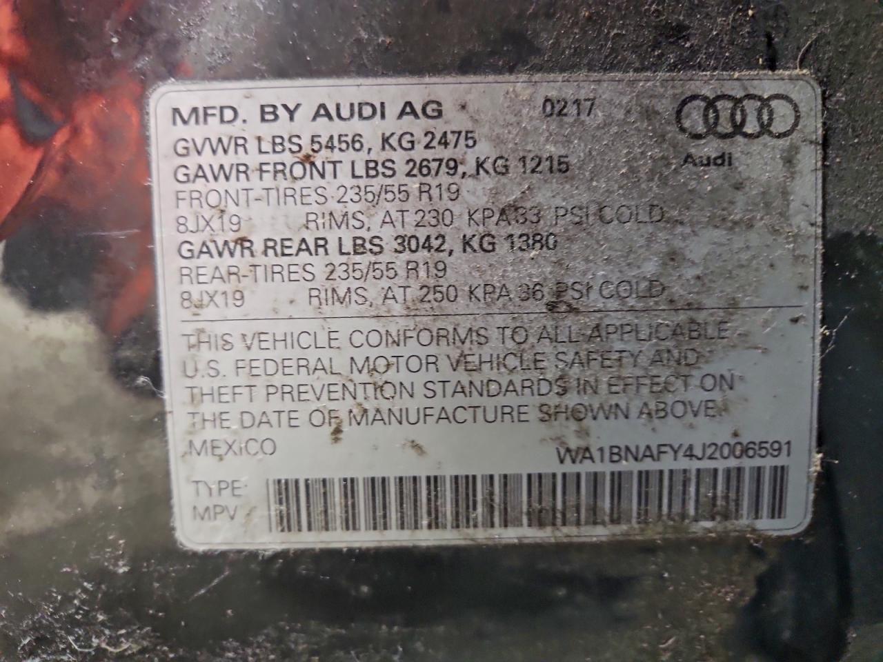 2018 AUDI Q5 PREMIUM PLUS photo 13