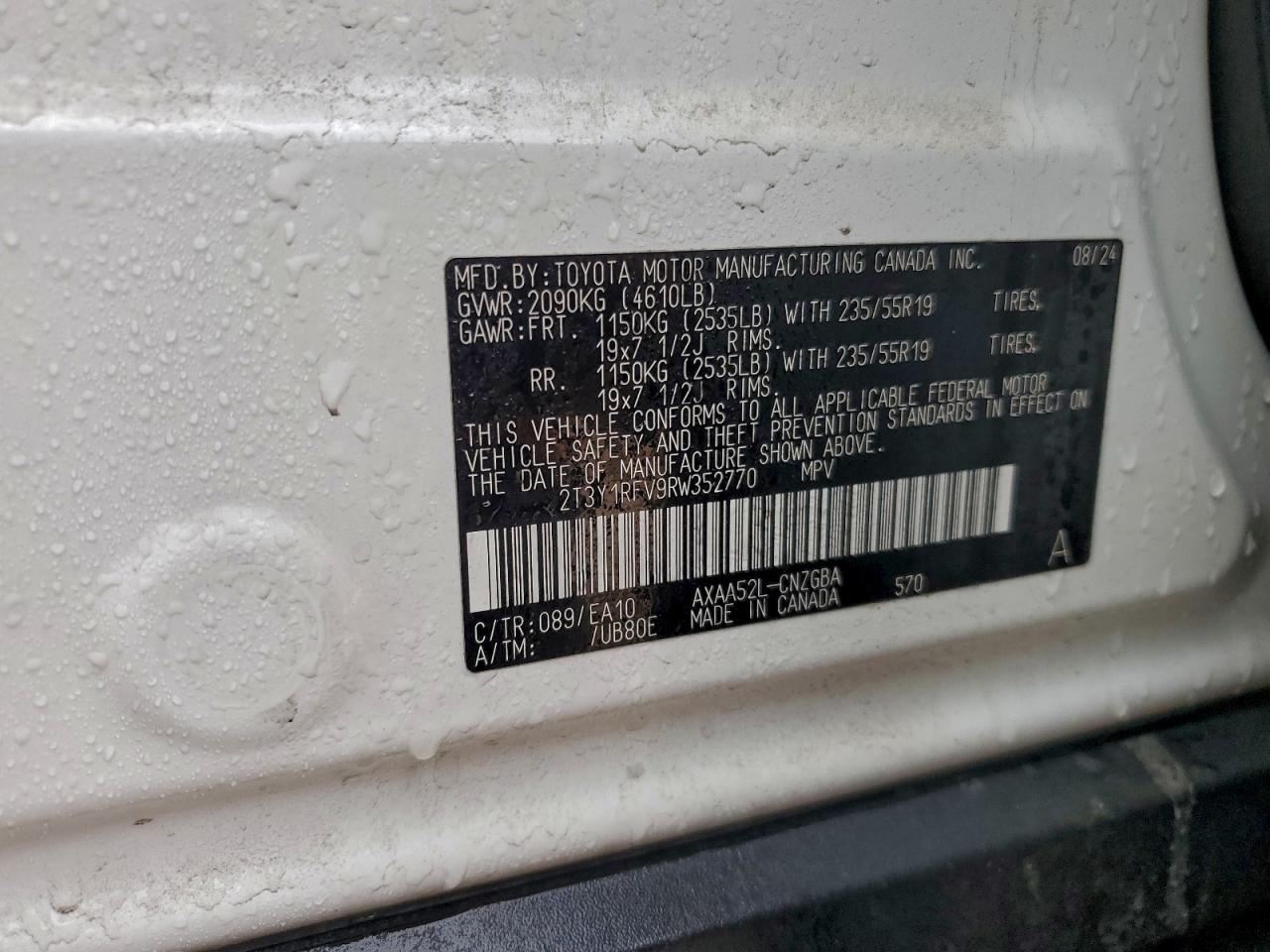 2024 TOYOTA RAV4 LIMITED photo 13