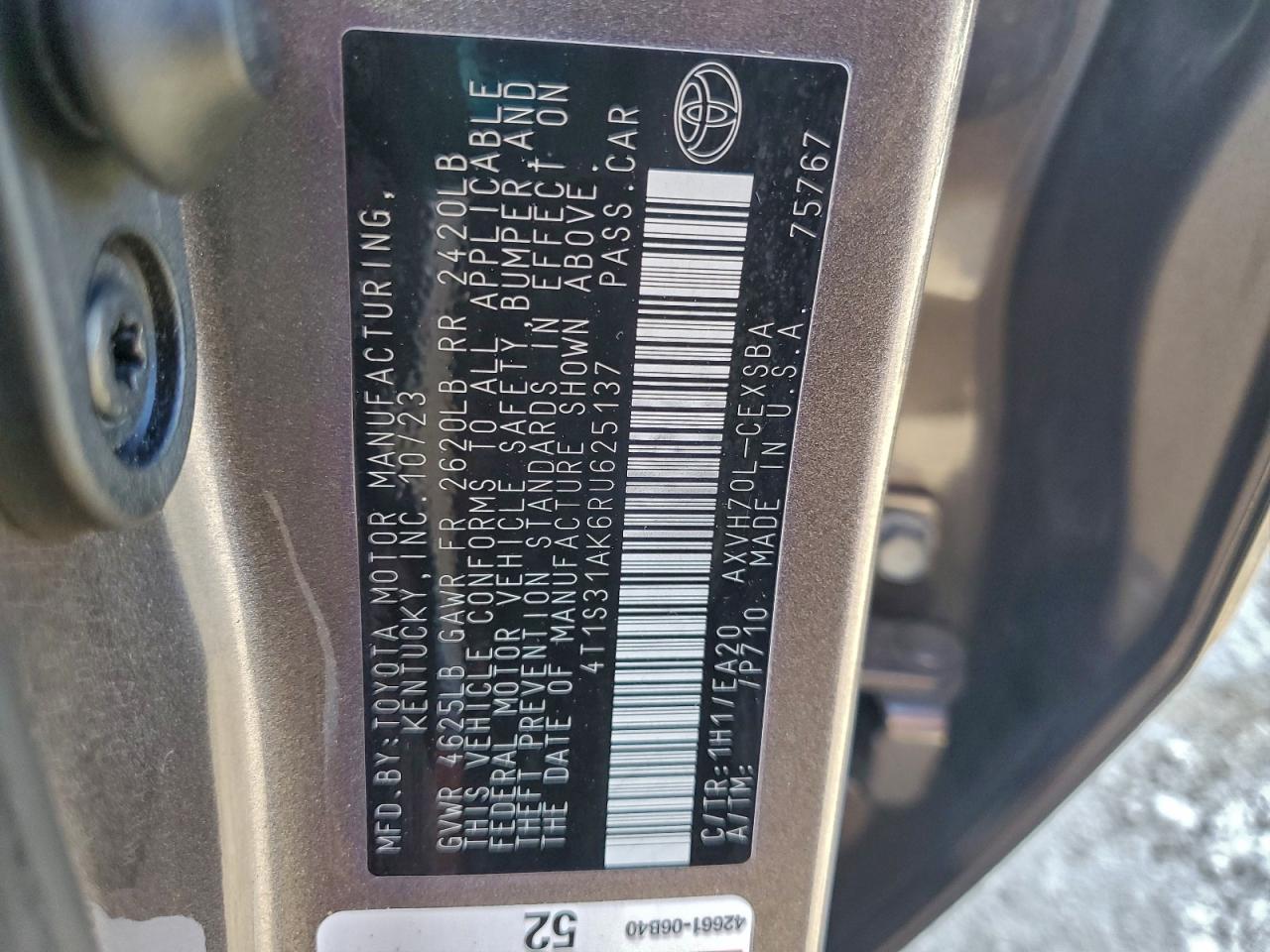 2024 TOYOTA CAMRY SE NIGHT SHADE photo 13