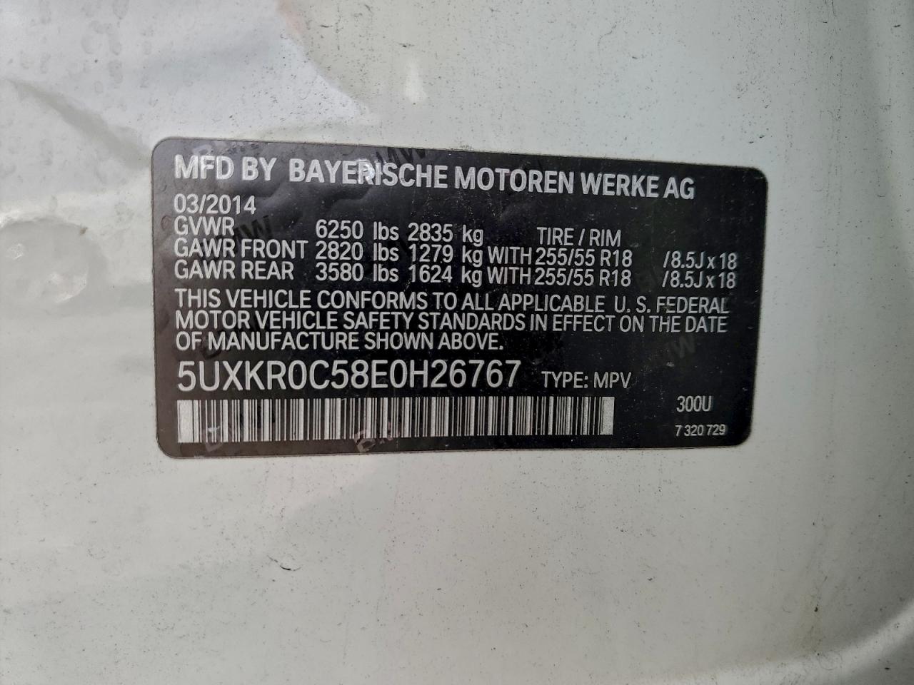 2014 BMW X5 XDRIVE35I photo 12