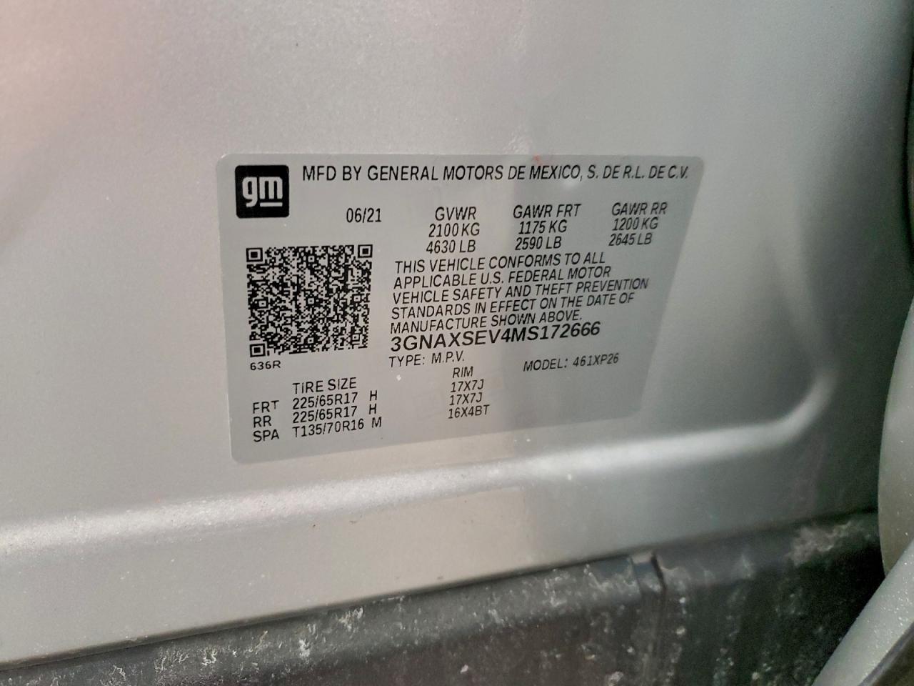 2021 CHEVROLET EQUINOX LS photo 13