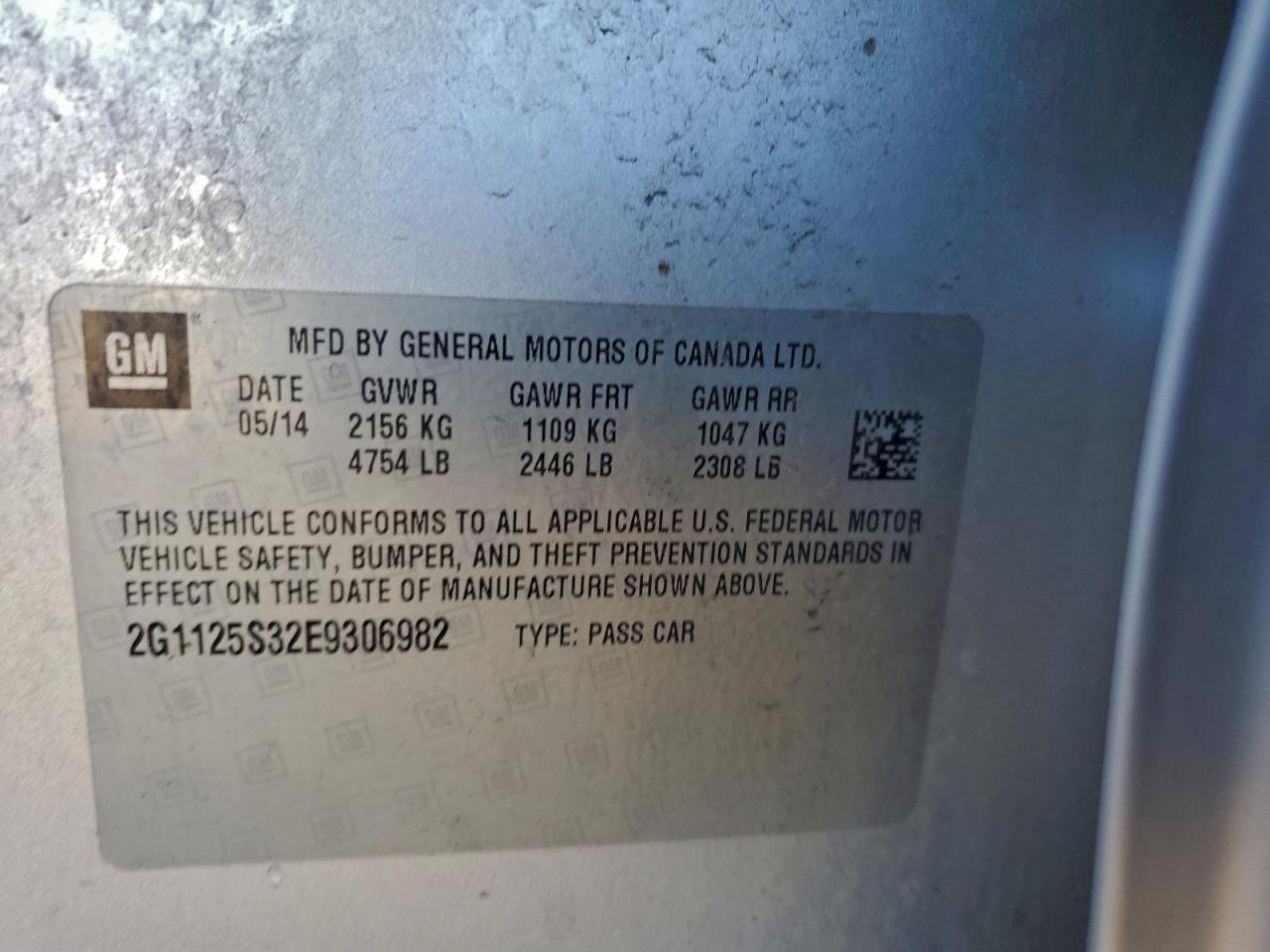 2014 CHEVROLET IMPALA LT photo 13