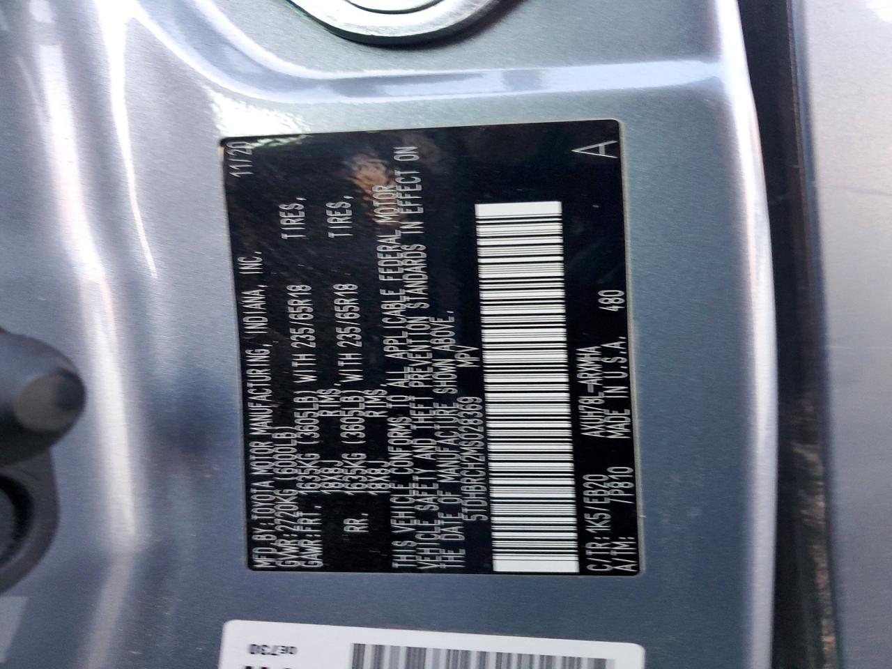 2021 TOYOTA HIGHLANDER HYBRID XLE photo 13