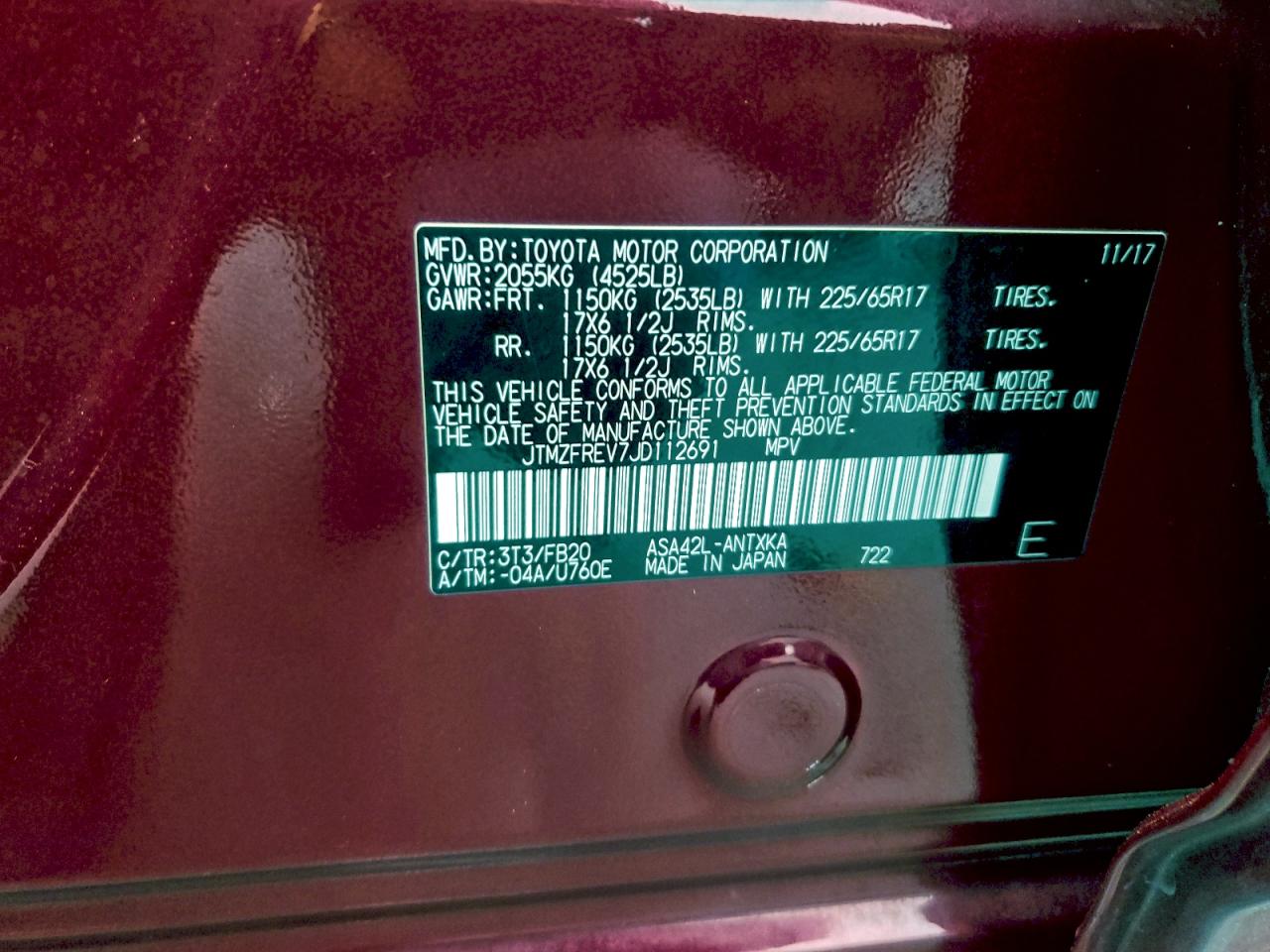 2018 TOYOTA RAV4 LE photo 14