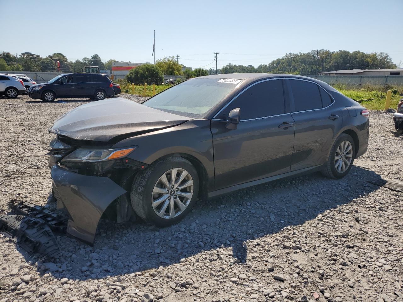 2018 TOYOTA CAMRY L — FRONT END damage — photo 1