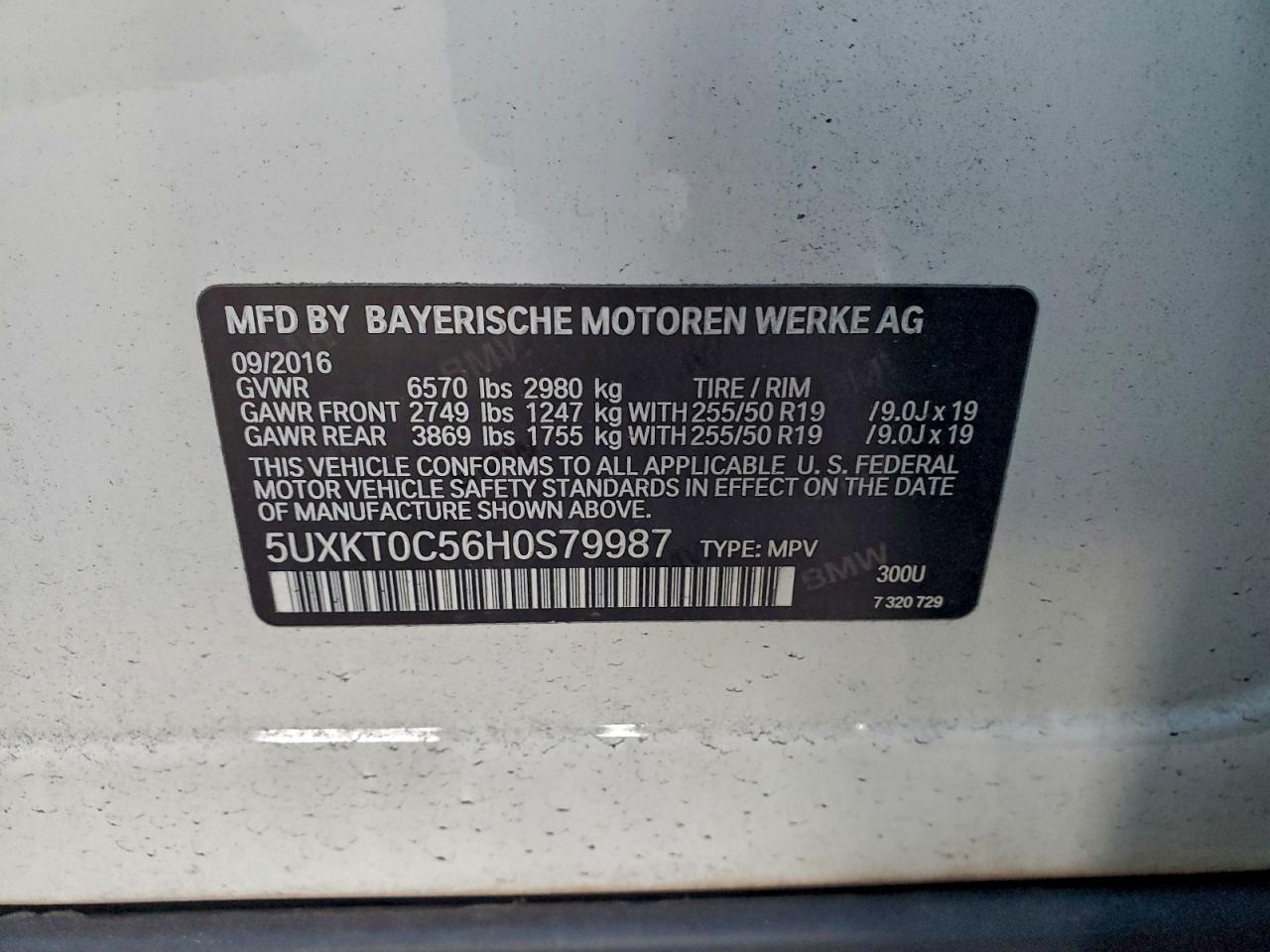 2017 BMW X5 XDR40E photo 14