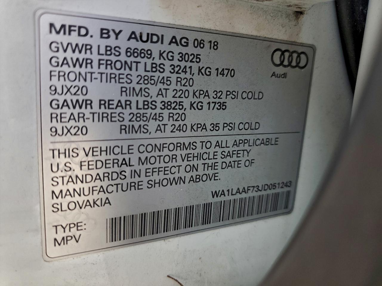 2018 AUDI Q7 PREMIUM PLUS photo 14
