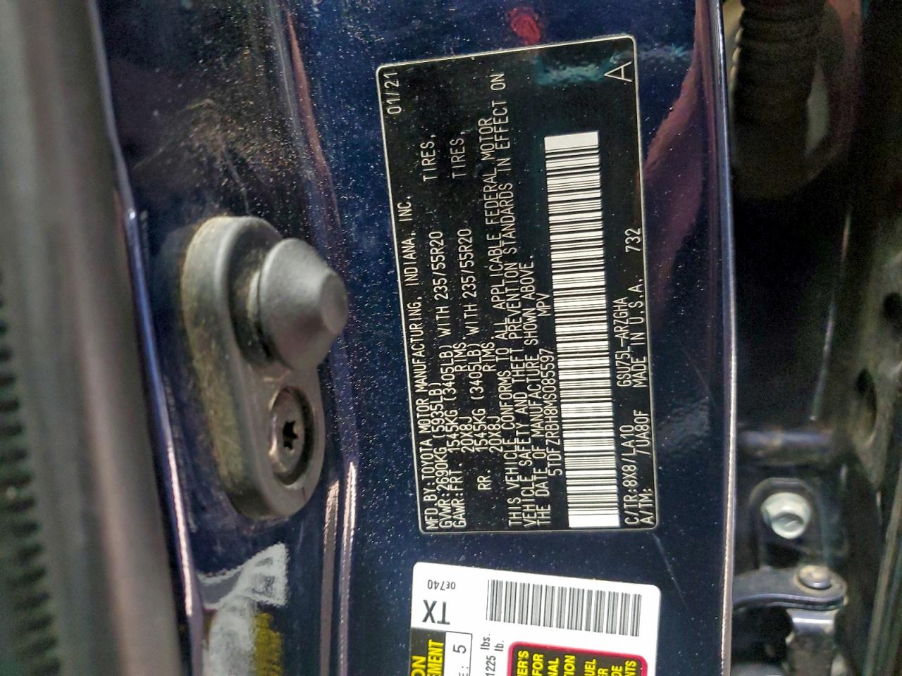 2021 TOYOTA HIGHLANDER PLATINUM photo 13