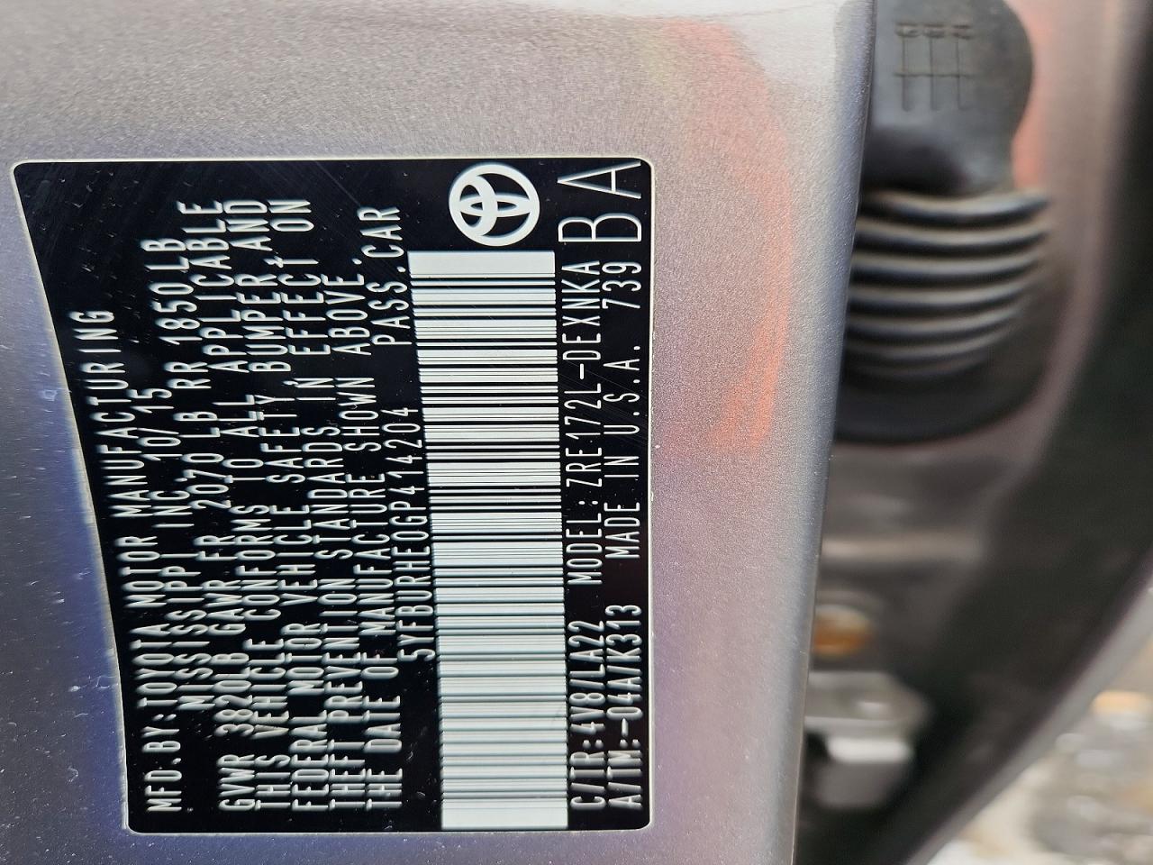 2016 TOYOTA COROLLA LE PREMIUM photo 34