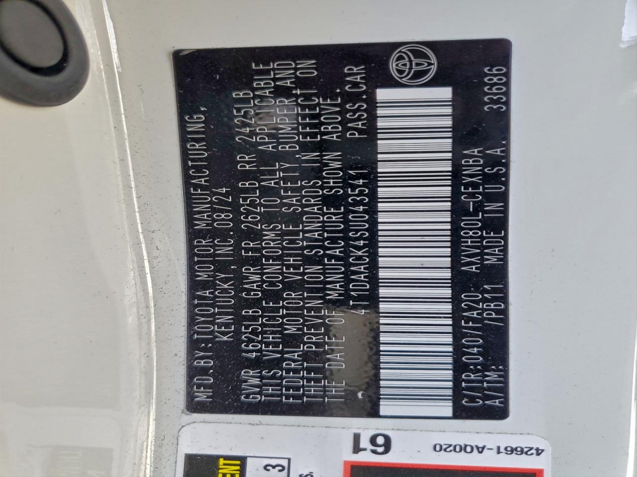 2025 TOYOTA CAMRY XSE photo 23