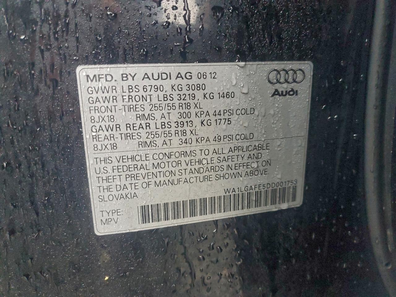 2013 AUDI Q7 PREMIUM PLUS photo 13
