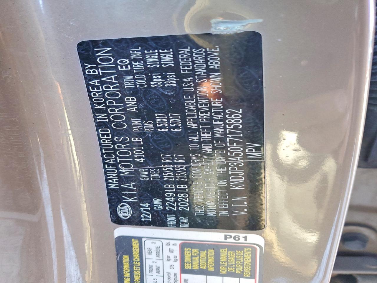 2015 KIA SOUL + photo 13