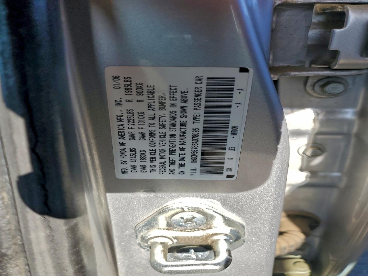 2008 HONDA ACCORD EX photo 12