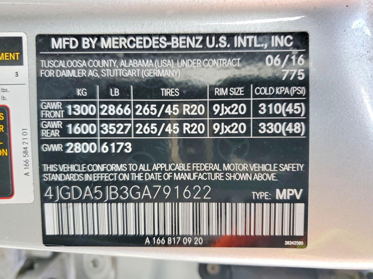 2016 MERCEDES-BENZ GLE 350 photo 13