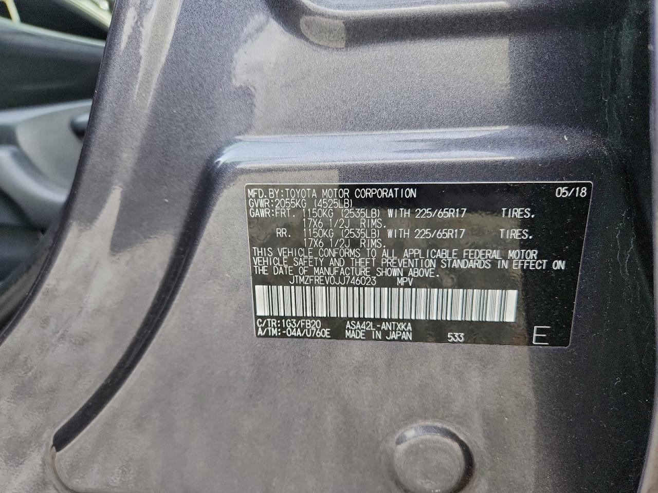 2018 TOYOTA RAV4 LE photo 13