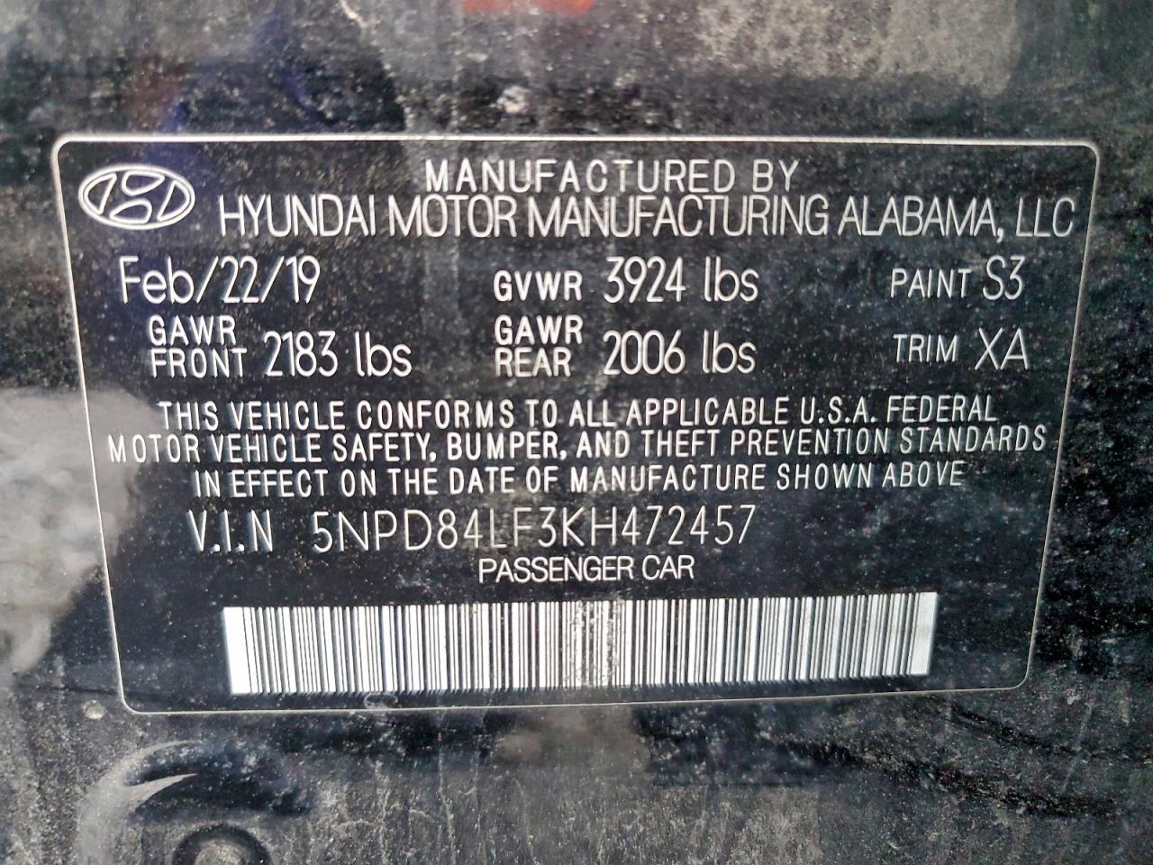 2019 HYUNDAI ELANTRA SEL photo 13