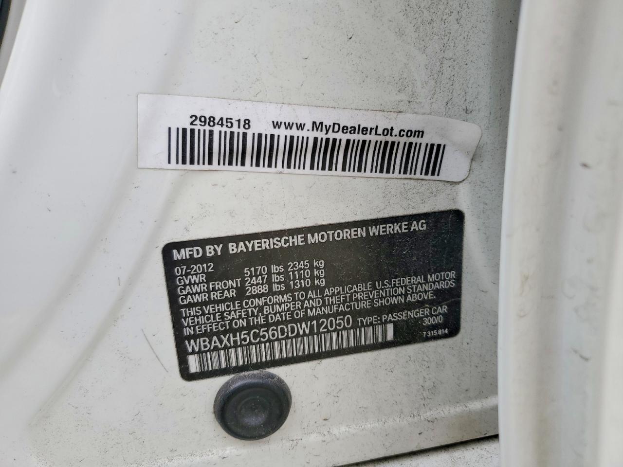 2013 BMW 528 XI photo 12