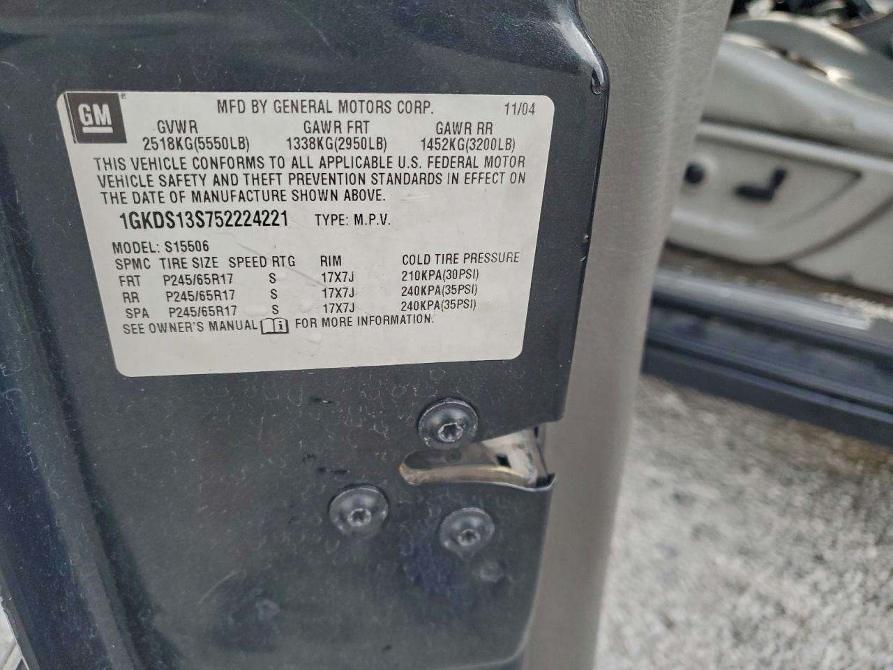 2005 GMC ENVOY photo 25