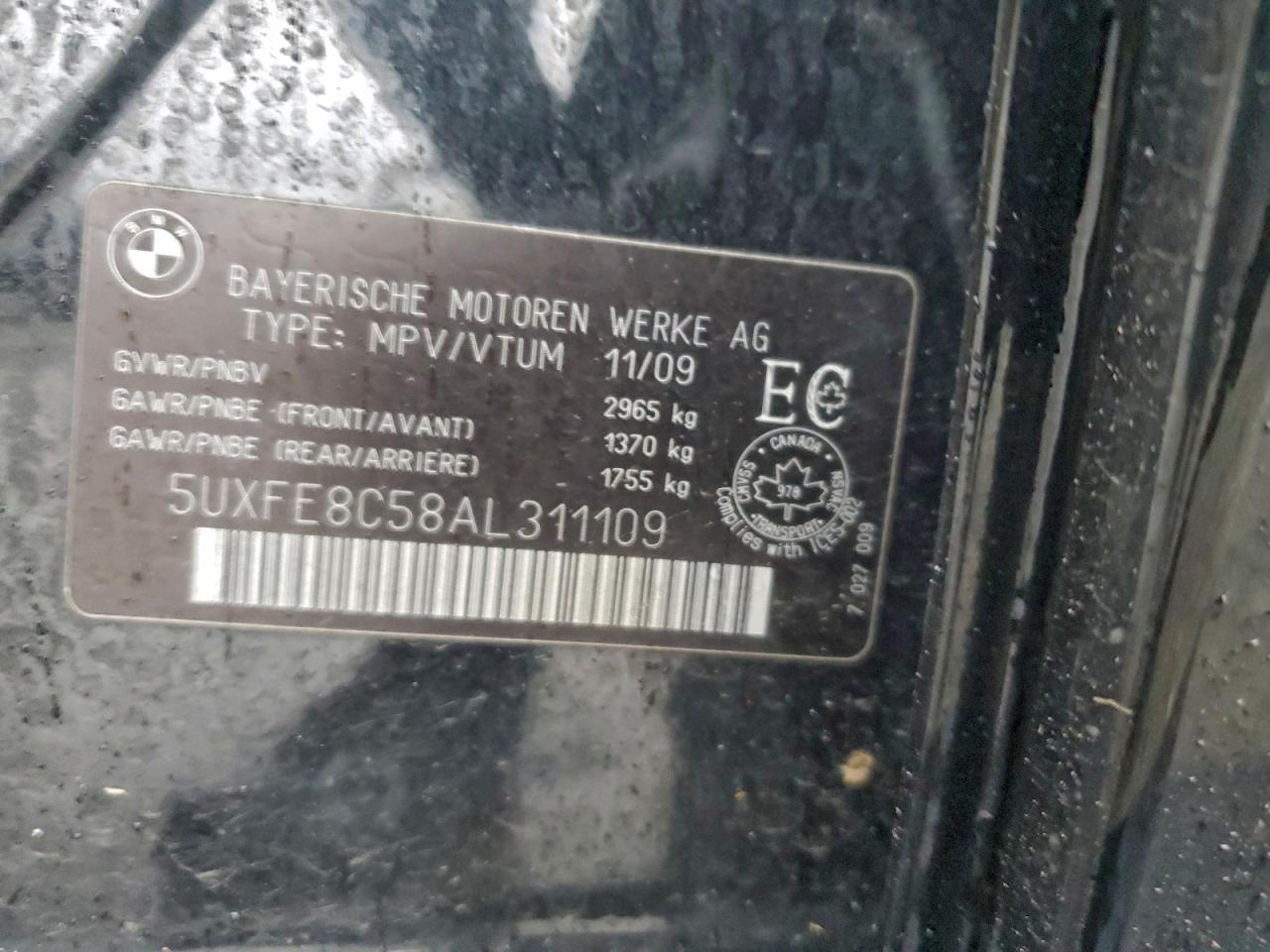 2010 BMW X5 XDRIVE48I photo 13
