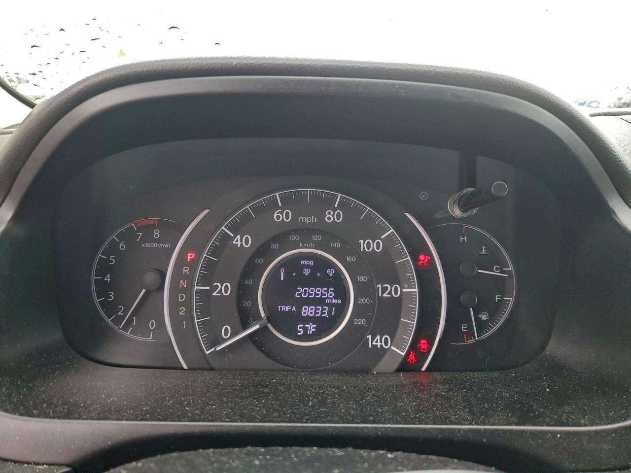 2012 HONDA CR-V EXL photo 9