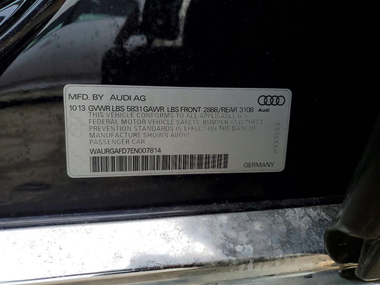 2014 AUDI A8 L QUATTRO photo 12