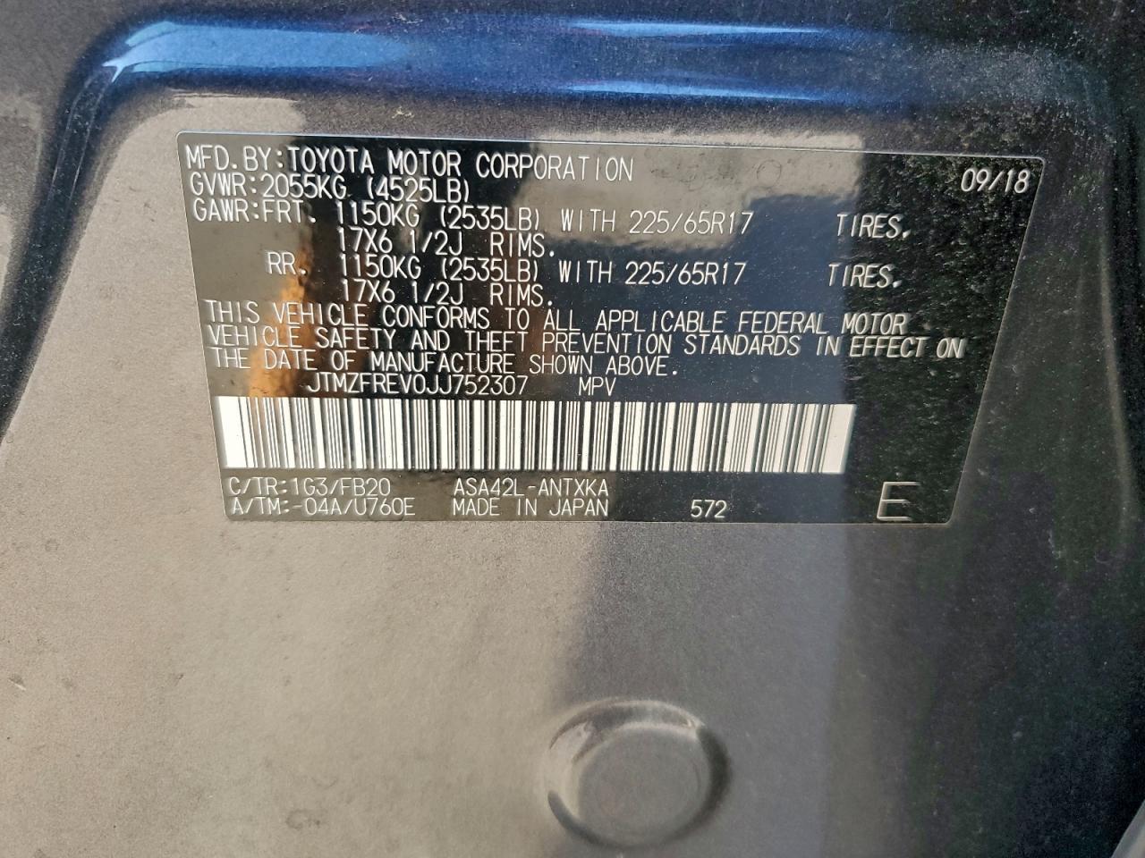 2018 TOYOTA RAV4 LE photo 13