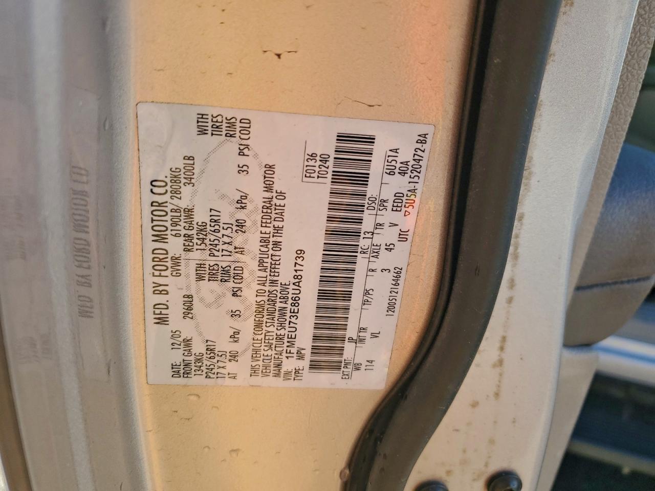 2006 FORD EXPLORER XLT photo 13