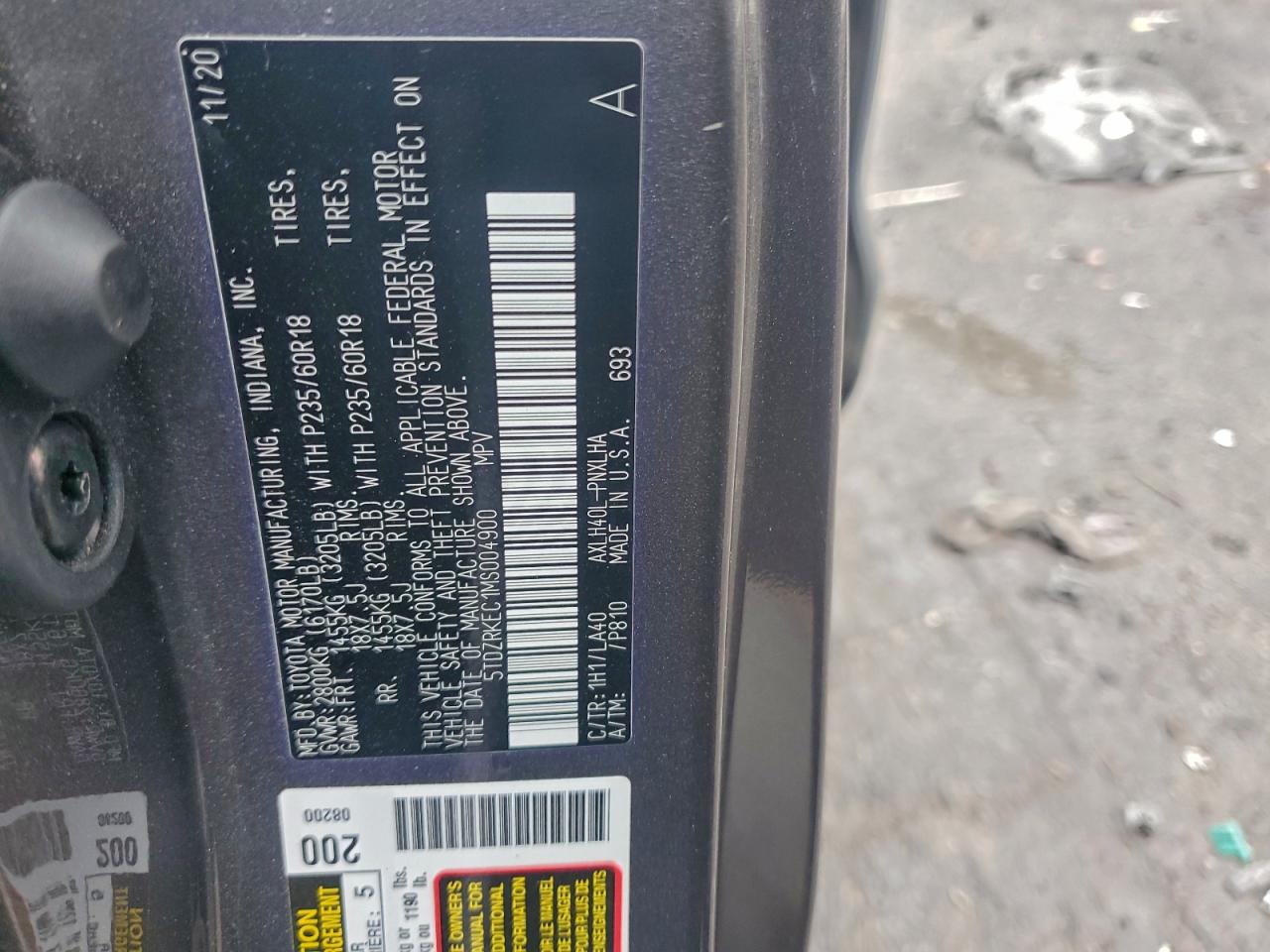 2021 TOYOTA SIENNA LIMITED photo 13
