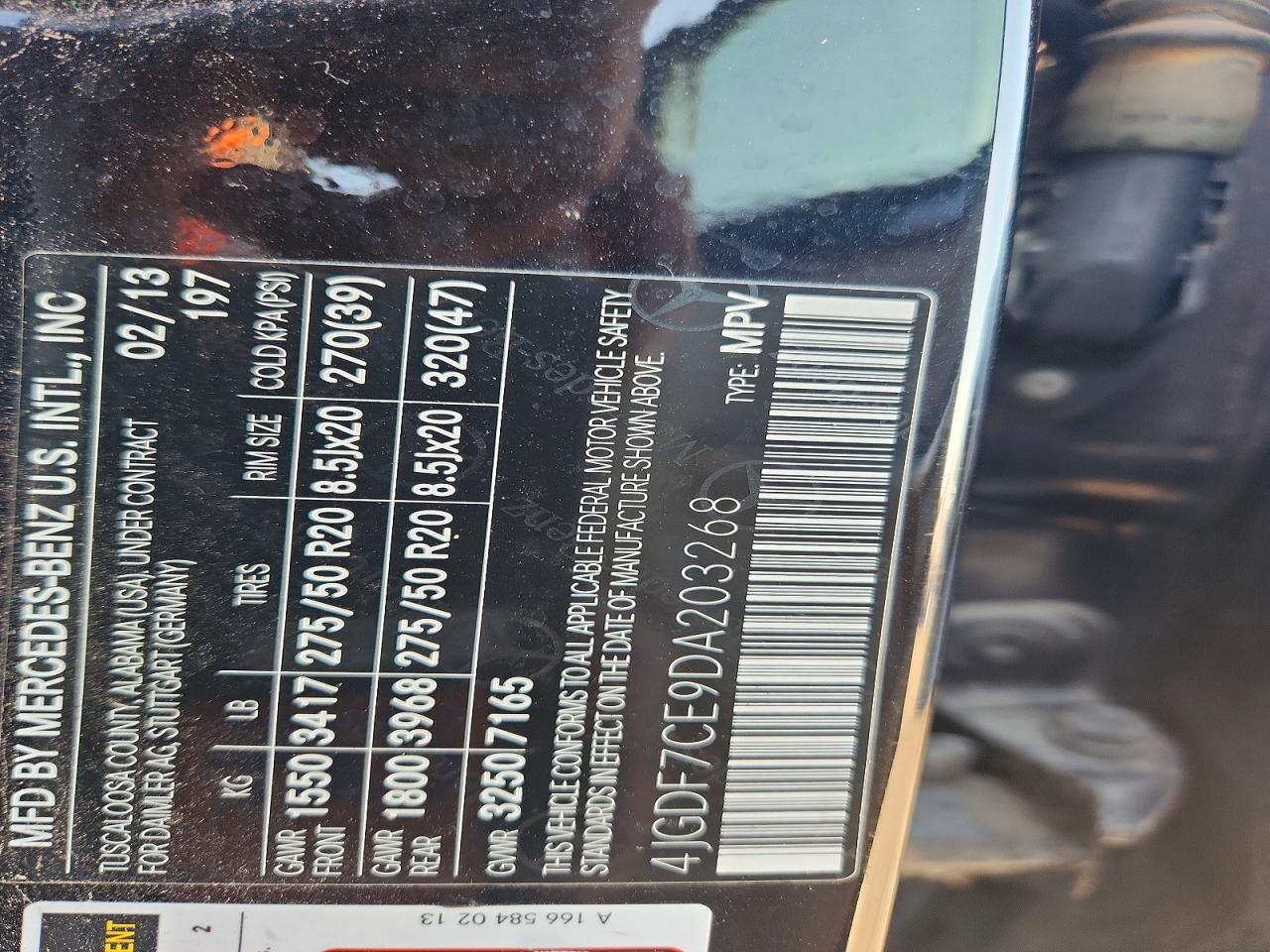 2013 MERCEDES-BENZ GL 450 4MATIC photo 13