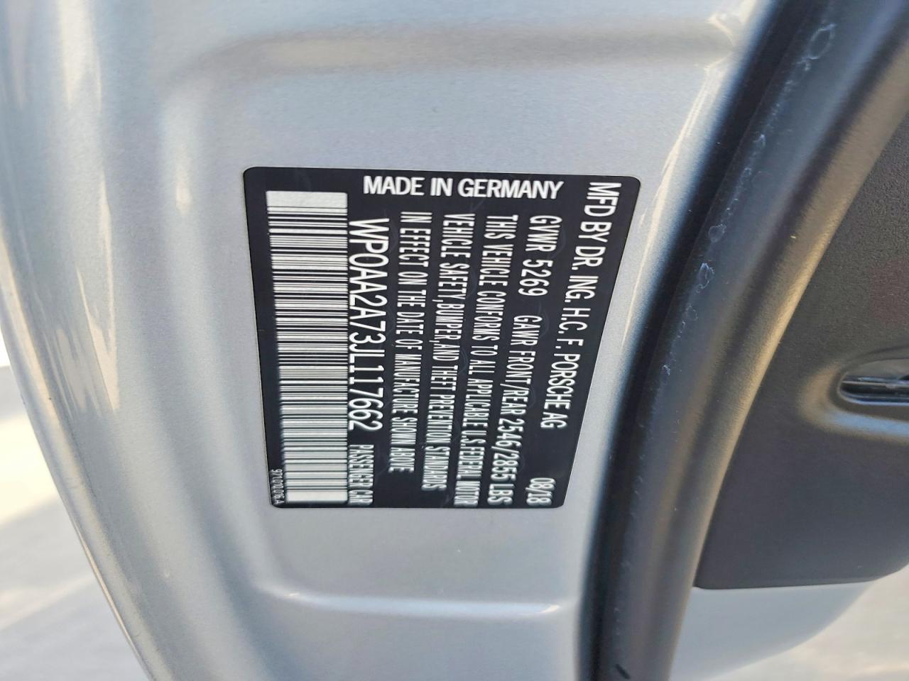 2018 PORSCHE PANAMERA 4 photo 12