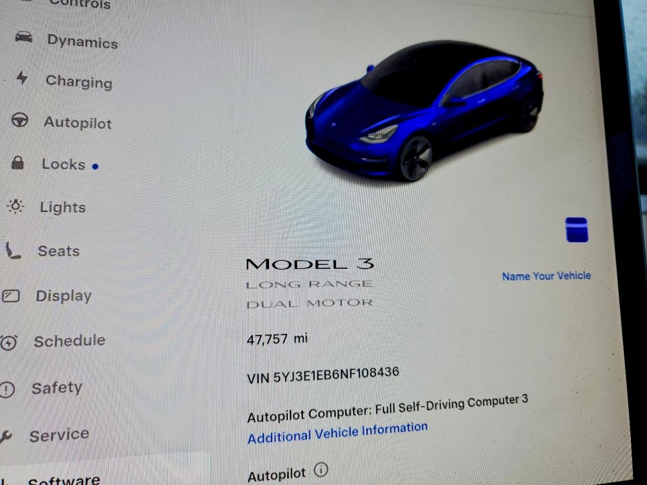 2022 TESLA MODEL 3 photo 9