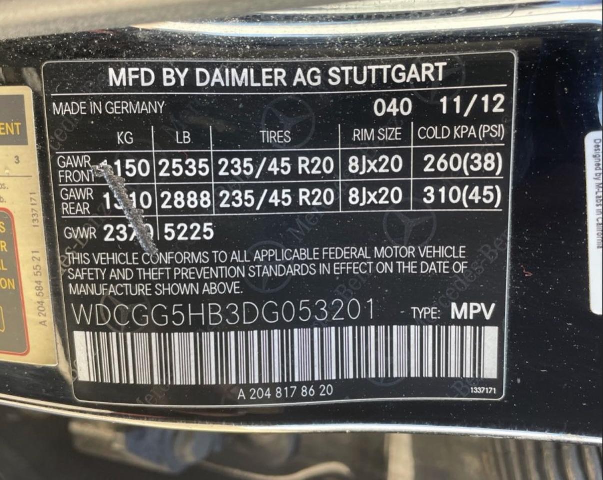 2013 MERCEDES-BENZ GLK 350 photo 10