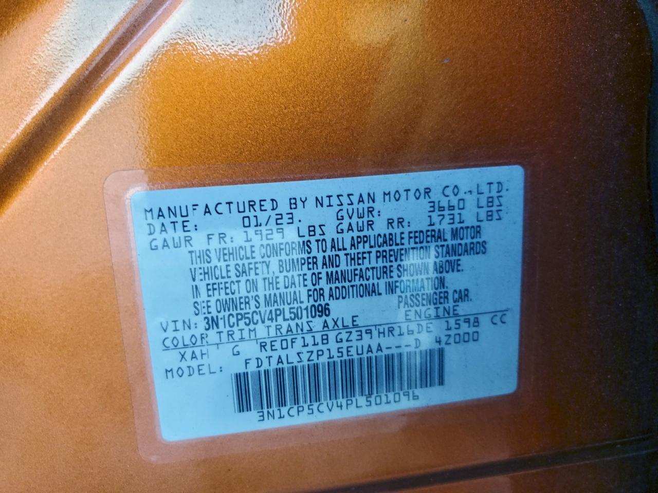 2023 NISSAN KICKS SV photo 23