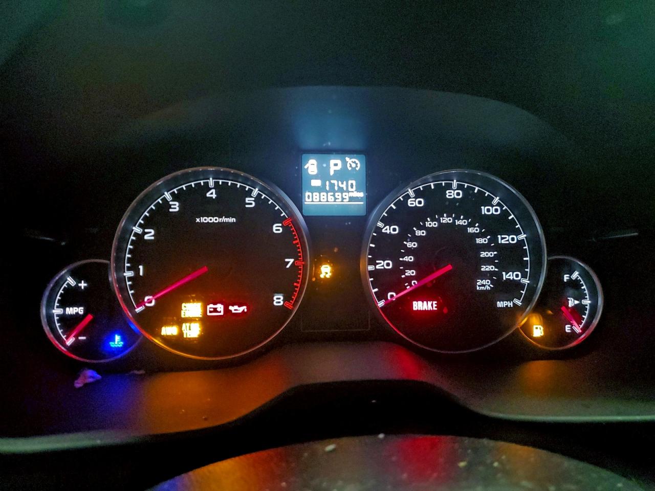 2014 SUBARU OUTBACK 2.5I PREMIUM photo 9