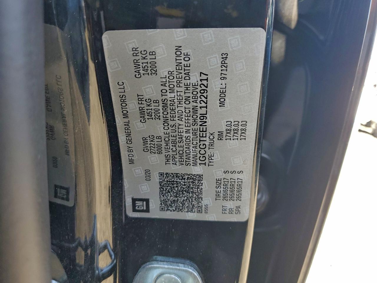 2020 CHEVROLET COLORADO ZR2 photo 12