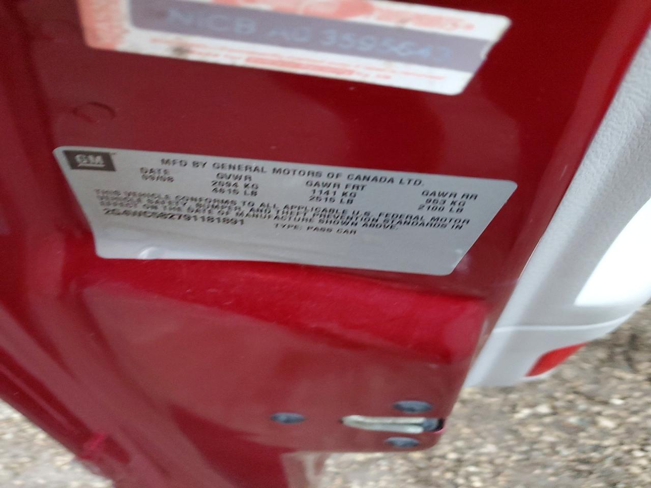 2009 BUICK LACROSSE CX photo 12