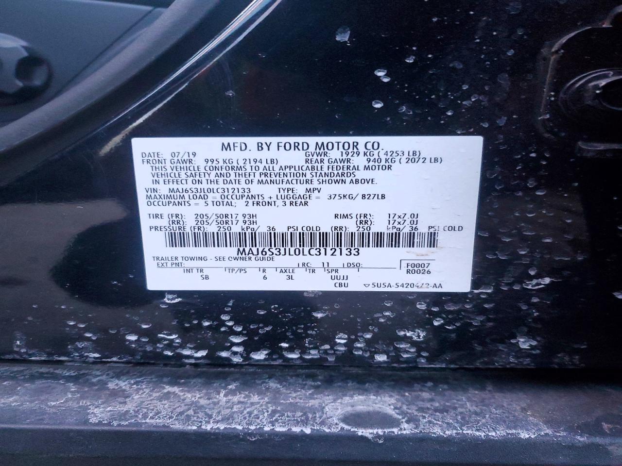 2020 FORD ECOSPORT SES photo 13